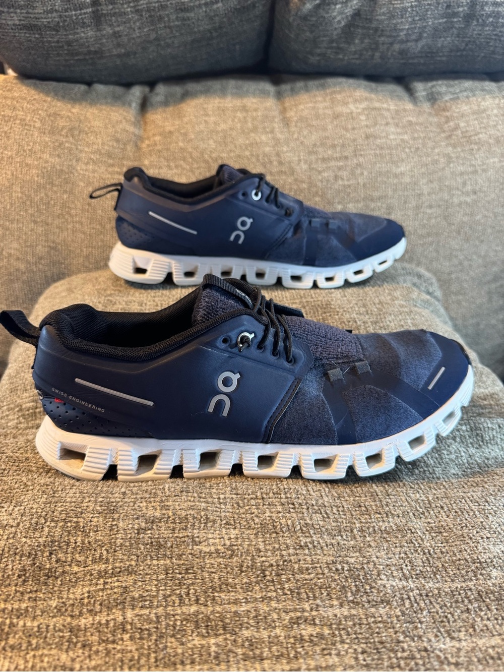 On Cloud 5 Terry Women’s lifestyle sneakers Ink Navy #99.98546 Size 11